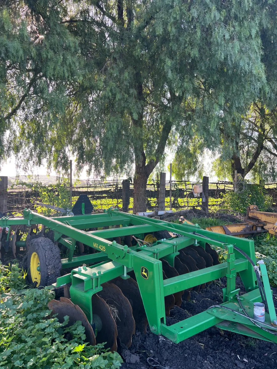 Infraestructura utilizada en la operación agrícola