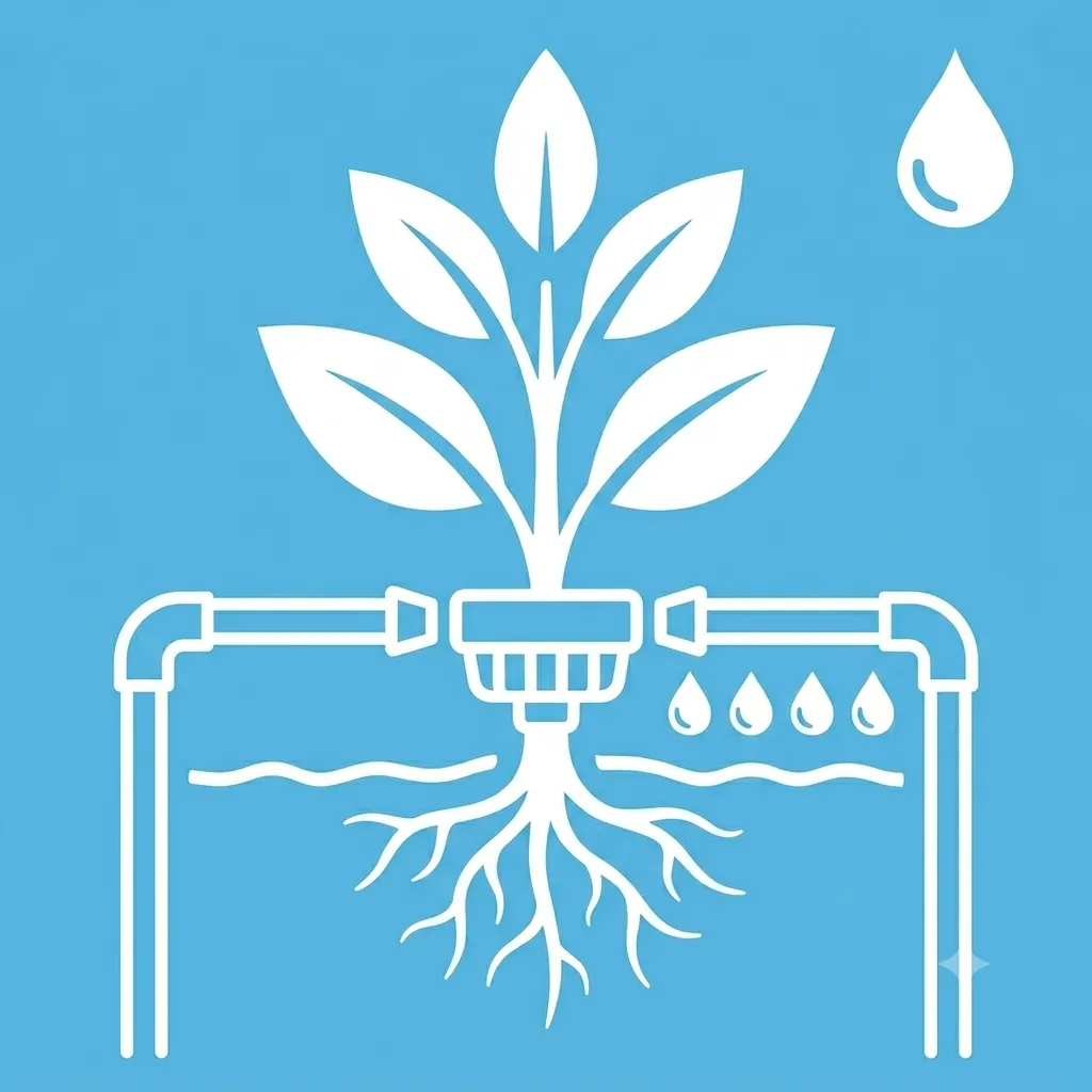 Sistema de riego utilizado en producción agrícola